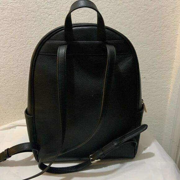 Kate Spade Leila Dome Backpack Black Pebbled Leather K8155 NWOT $399 Retail - Picture 4 of 9